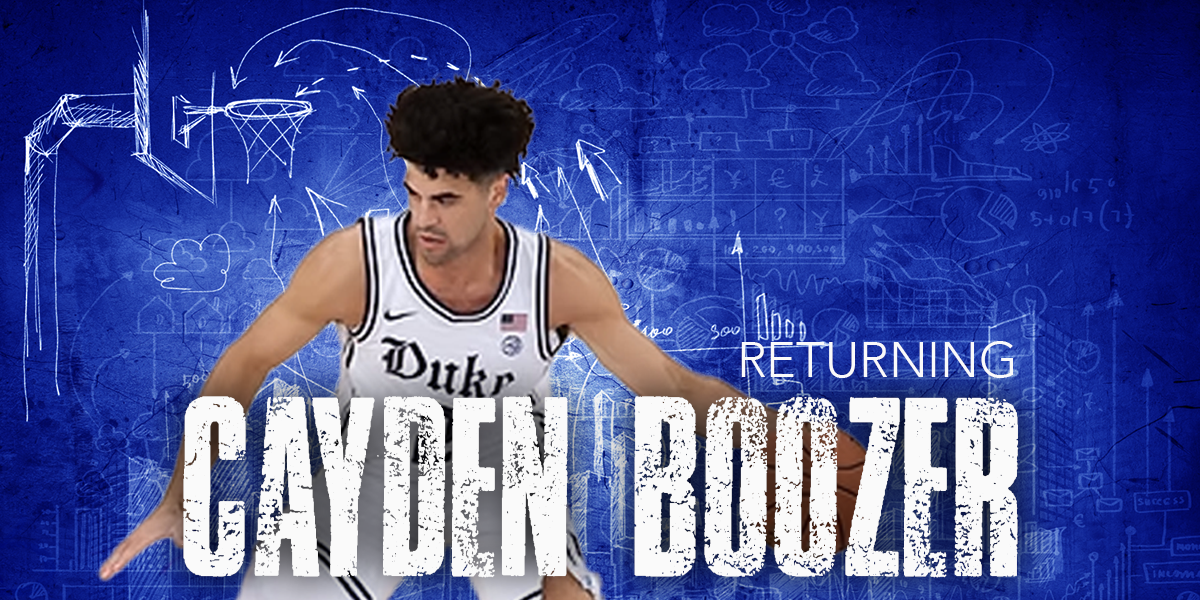 Cayden Boozer anuncia retorno a Duke para a temporada do segundo ano