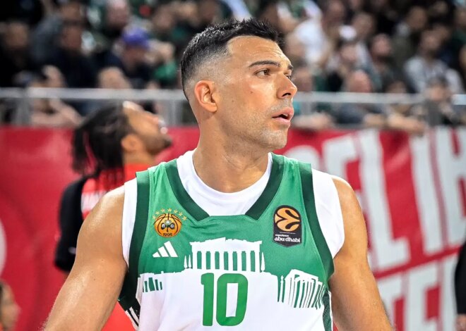 Kostas Sloukas passa por uma cirurgia no joelho antes da série de playoffs Panathinaikos x Valencia