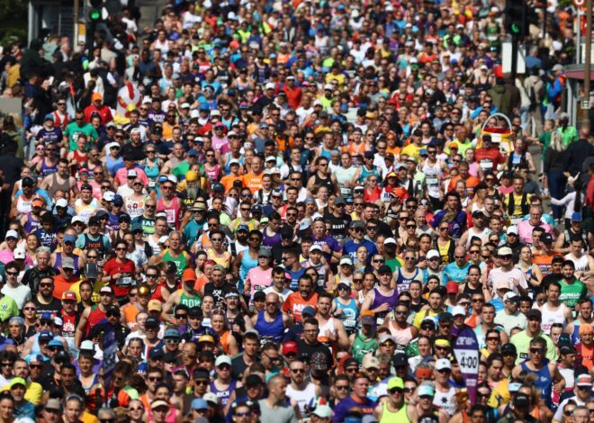 Mais de 1,3 milhão de pessoas se inscreveram para a Maratona de Londres do próximo ano