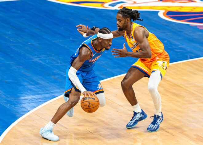 Shai Gilgeous-Alexander brinca sobre ódio de lance livre
