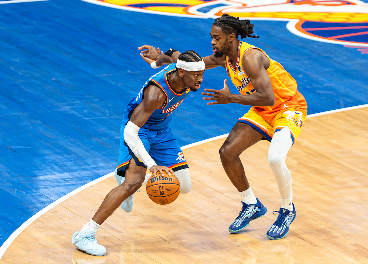 Shai Gilgeous-Alexander brinca sobre ódio de lance livre