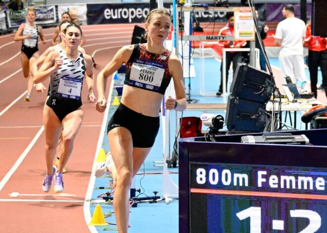 Femke Bol abre temporada ao ar livre aos 800m em Ostrava