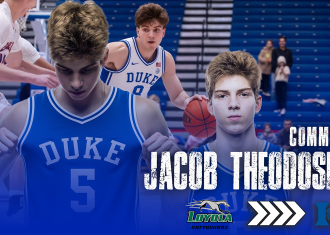 Duke garante compromisso do guarda Loyola Greyhounds, Jacob Theodosiou