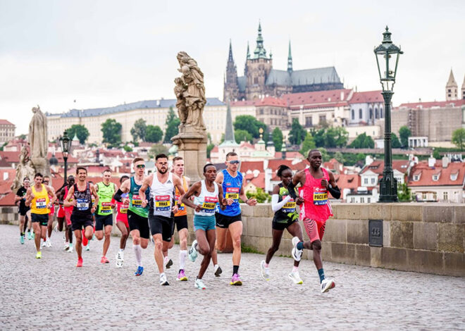 Alinhamentos fortes na Maratona Vodafone de Praga