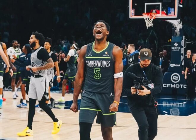 Edwards assume o comando na vitória dos Wolves sobre os Spurs por 114-109 para empatar a série