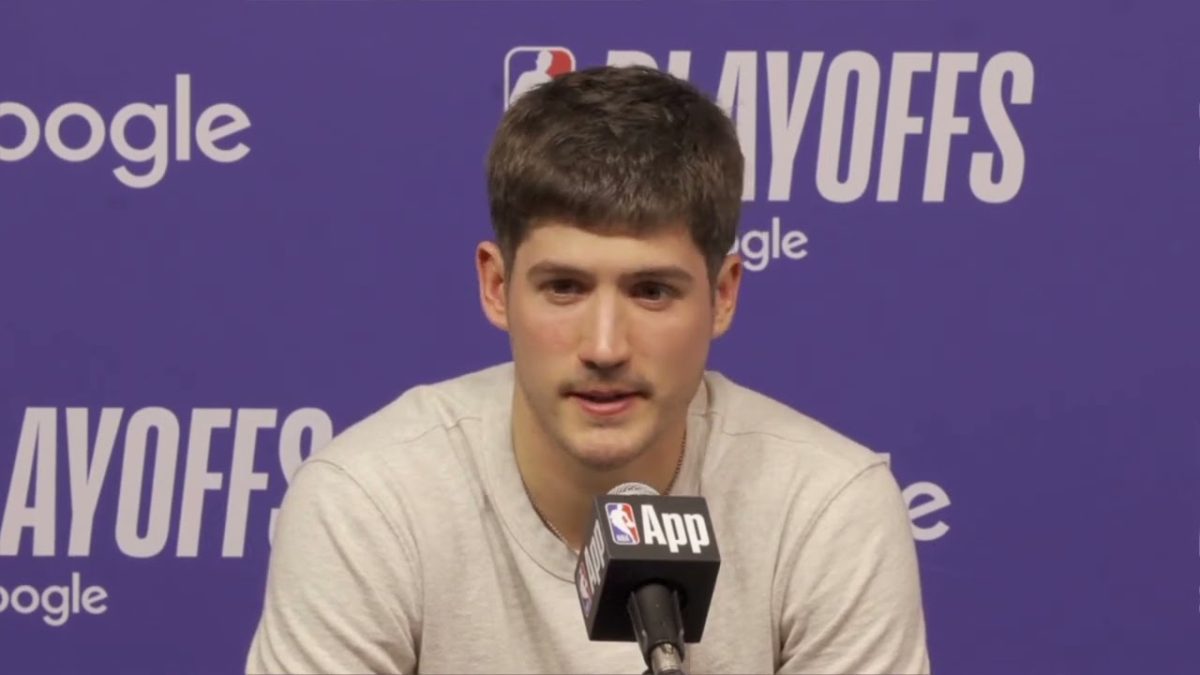 Reed Sheppard em roubo de embreagem contra LeBron James no jogo 5