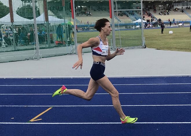 Caroline Powell quebra recorde europeu dos 400 m do W70