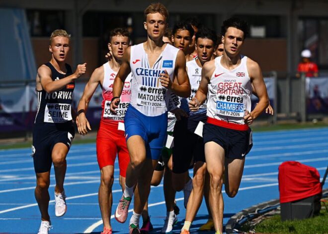Os britânicos deixam sua marca no calor com o início do Campeonato Europeu Sub-18