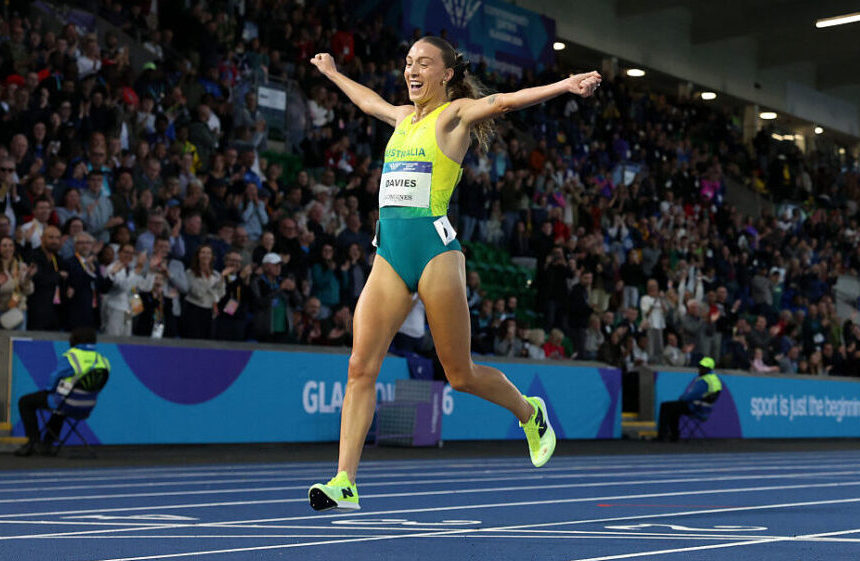 A paciência de Rose Davies vale a pena para conquistar o ouro de 10.000 m