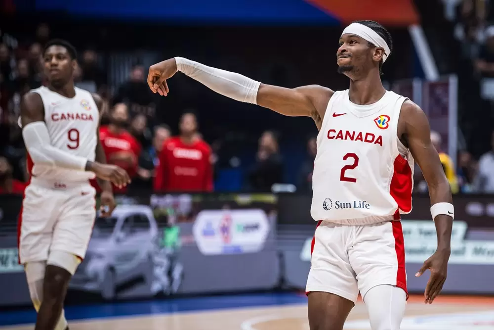 Shai Gilgeous-Alexander eleva o Canadá sobre Porto Rico